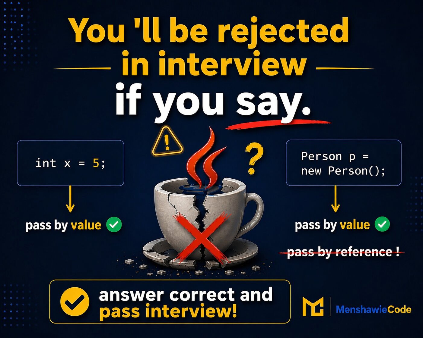 Java pass by value vs pass by reference